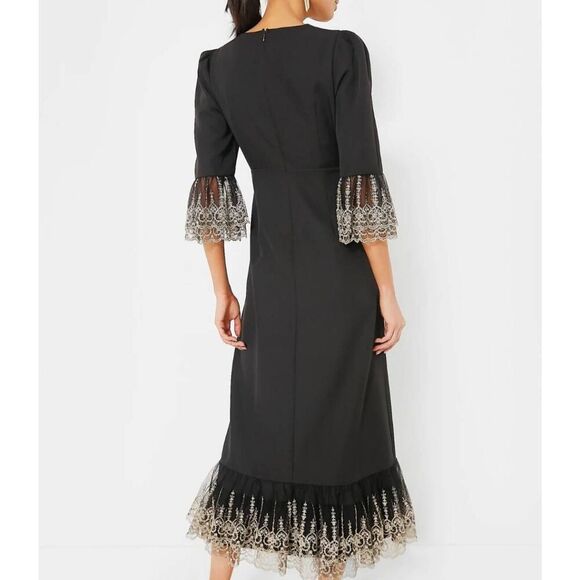 Tuckernuck Pomander Place Black Lillith Dress sz XS - Picture 2 of 6